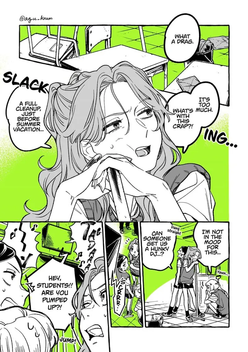 Page 1 of Chapter 14: Today Too, the Gyaru Is Involved With the Gloomy Girl